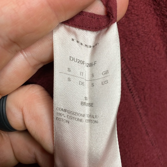 Rick Owens Mountain Hoodie Red Size Small in great condition - Picture 5 of 5